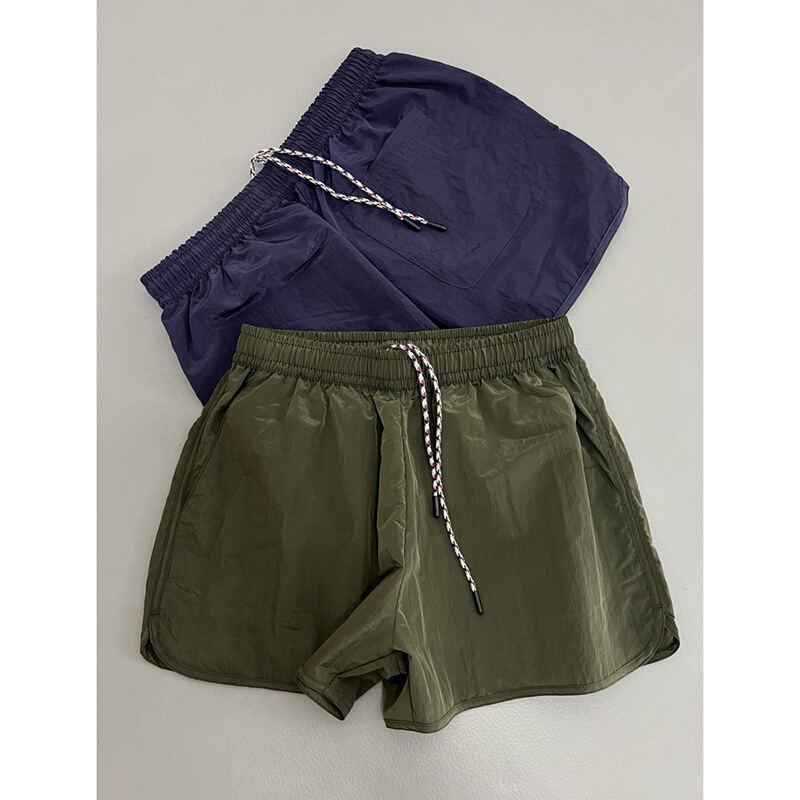 Sports Korean Style Get Mountain Style Hot Pants Summer New Elastic Waist Flap Pocket Pants Shorts Casual Women's Pants Pure Color