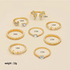 Ring, design set, jewelry with pigtail, European style, trend of season, wholesale