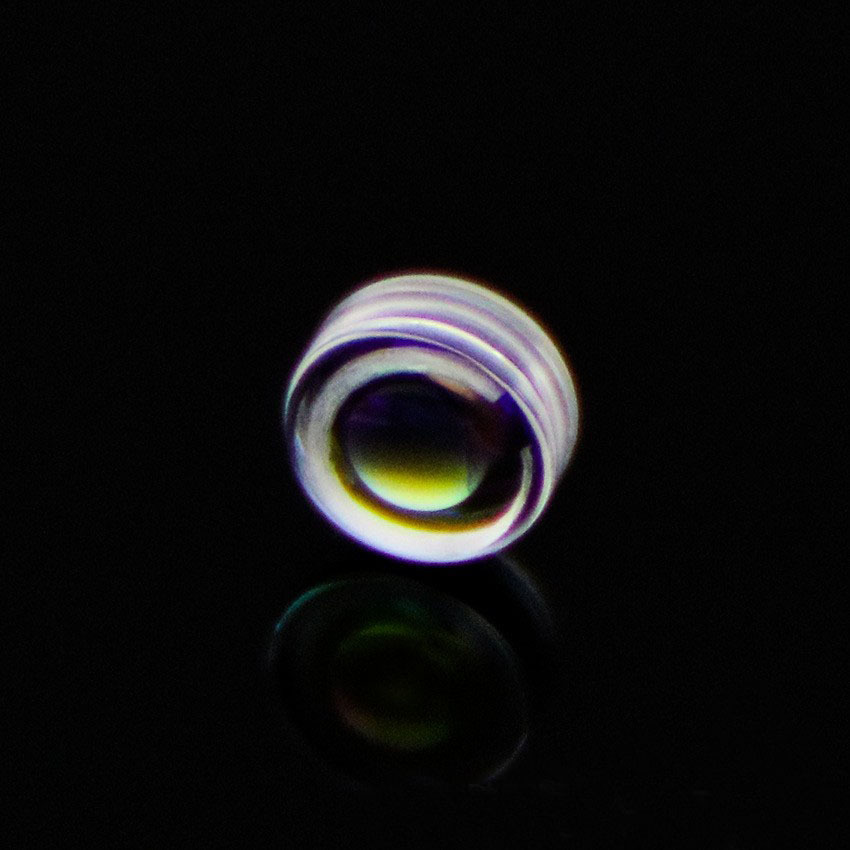 数值孔径0.56直径2.4mm焦距1.45mms材质DZK3光学玻璃非球面透镜