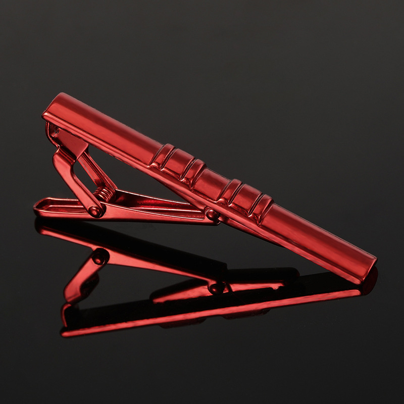 moda nuovo elettroforesi colore metallo rame fermacravatta semplice business fermacravatta accessori camicia decorazione_voghion.com