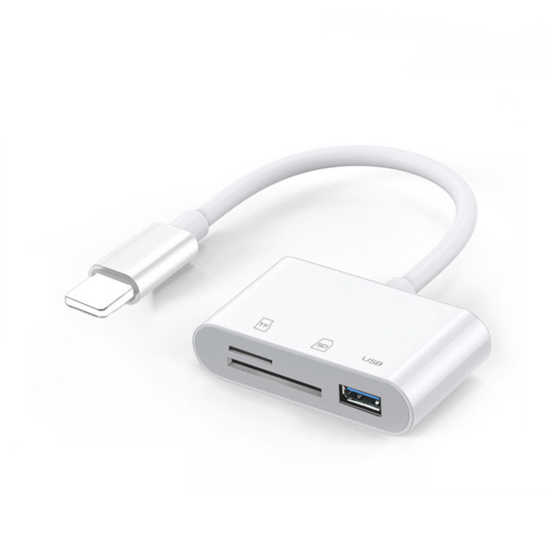 タイプ C 携帯電話カードリーダー Apple スリーインワンアダプター SDTF カード OTG 変換ライン CCD メモリカードに適しています。|undefined