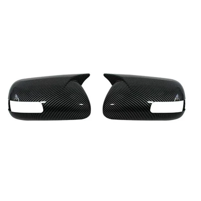 Suitable for 11-16 Toyota Scion Tc Rearview Mirror Housing Left and Right Horn Ear Reversing Mirror Cover Modification Parts (Other Automotive Exterior Supplies) - a-set-of-carbon-fiber-patterns-with-lights-adhesive