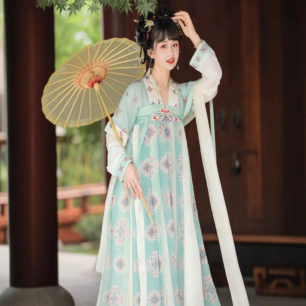 Jinyu 2025 новый женский костюм для взрослых Hanfu китайский стиль весны и лета