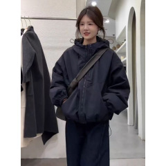 2025新款美式羽绒棉服女短款外套冬季韩版百搭小个子工装棉服