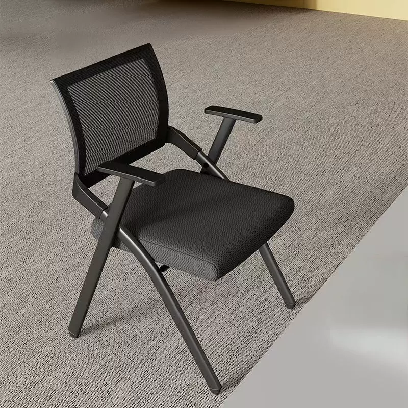 折叠培训椅带桌板会议椅带写字板新闻椅学校会议室折叠椅培训椅子