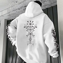 Autumn Winter Hot Sale Men's Hoodie High Grade Ancient Vikin