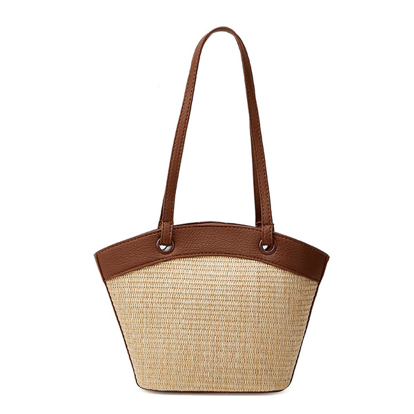 retro straw purse