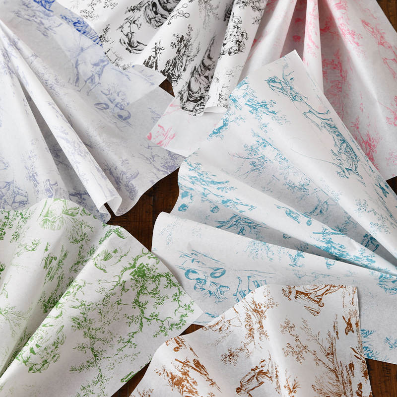 Nuevo estilo de embalaje de ramo papel de revestimiento impreso grueso papel de Sydney chino papel de copo de nieve papel de regalo de flores papel de regalo
