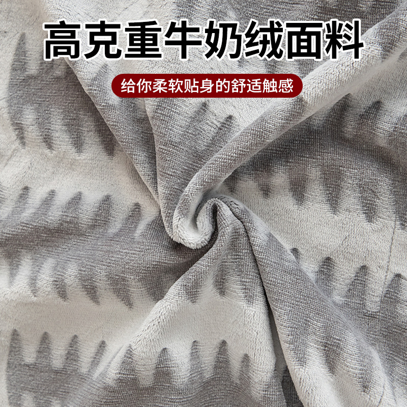 Luz de lujo tallado de leche de seda de cuatro piezas en invierno engrosado cálido coral edredón sábanas de peluche de tres piezas