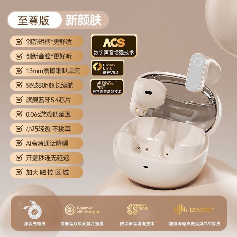 GT550爆款太空仓2025新款无线蓝牙耳机超长续航降噪通话TWS通用|undefined