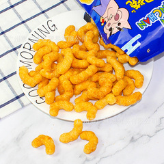 TALA'S 蠟筆小新圖案燒烤巧克力魷魚煉乳味眉果燒休閒膨化零食50g