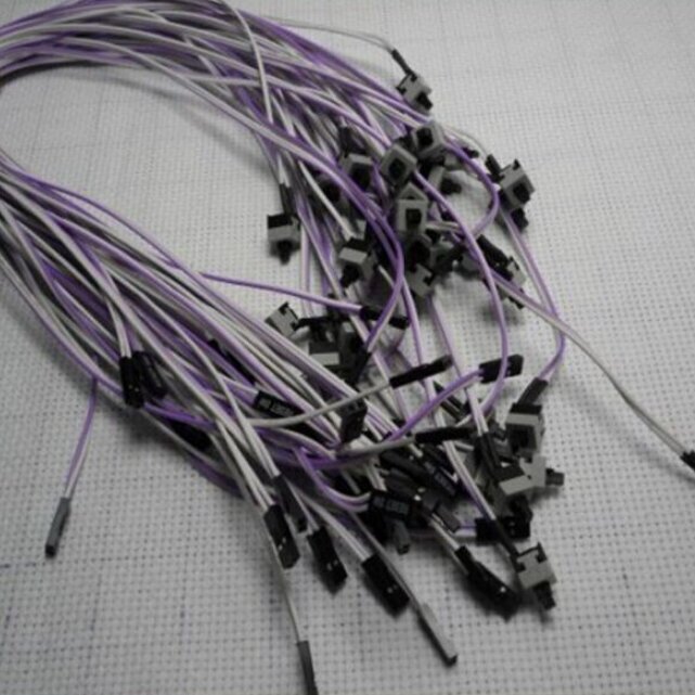 Host switch line start-up line ATX restart line motherboard switch jumper wholesale chassis switch line
