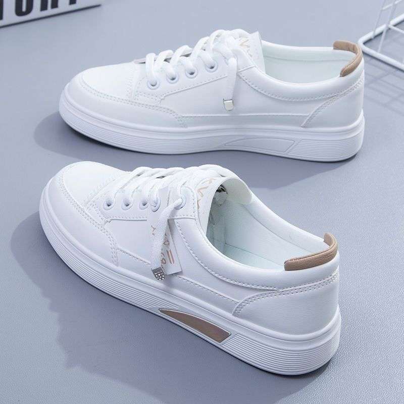 女鞋2025春季新款小白鞋女韩版学生休闲板鞋百搭学生软底运动鞋女