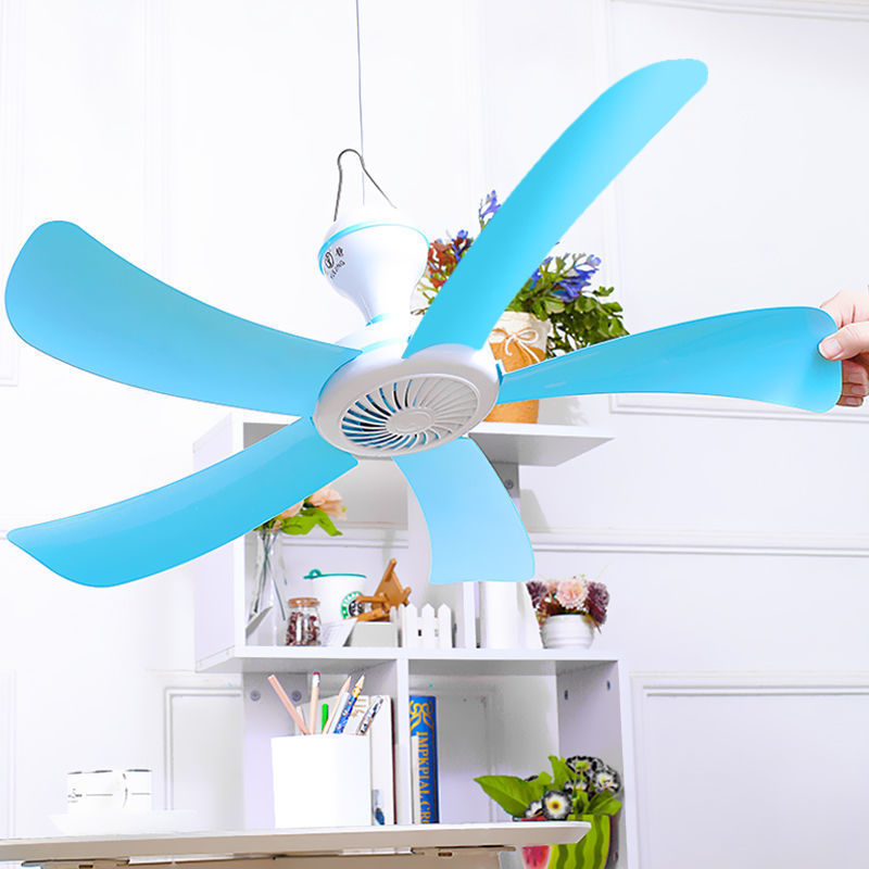 Household Large Ceiling Fan Mosquito Net Silent Electric Fan Dormitory Bed Small Mini Breeze Strong Wind Cross-Border Manufacturer