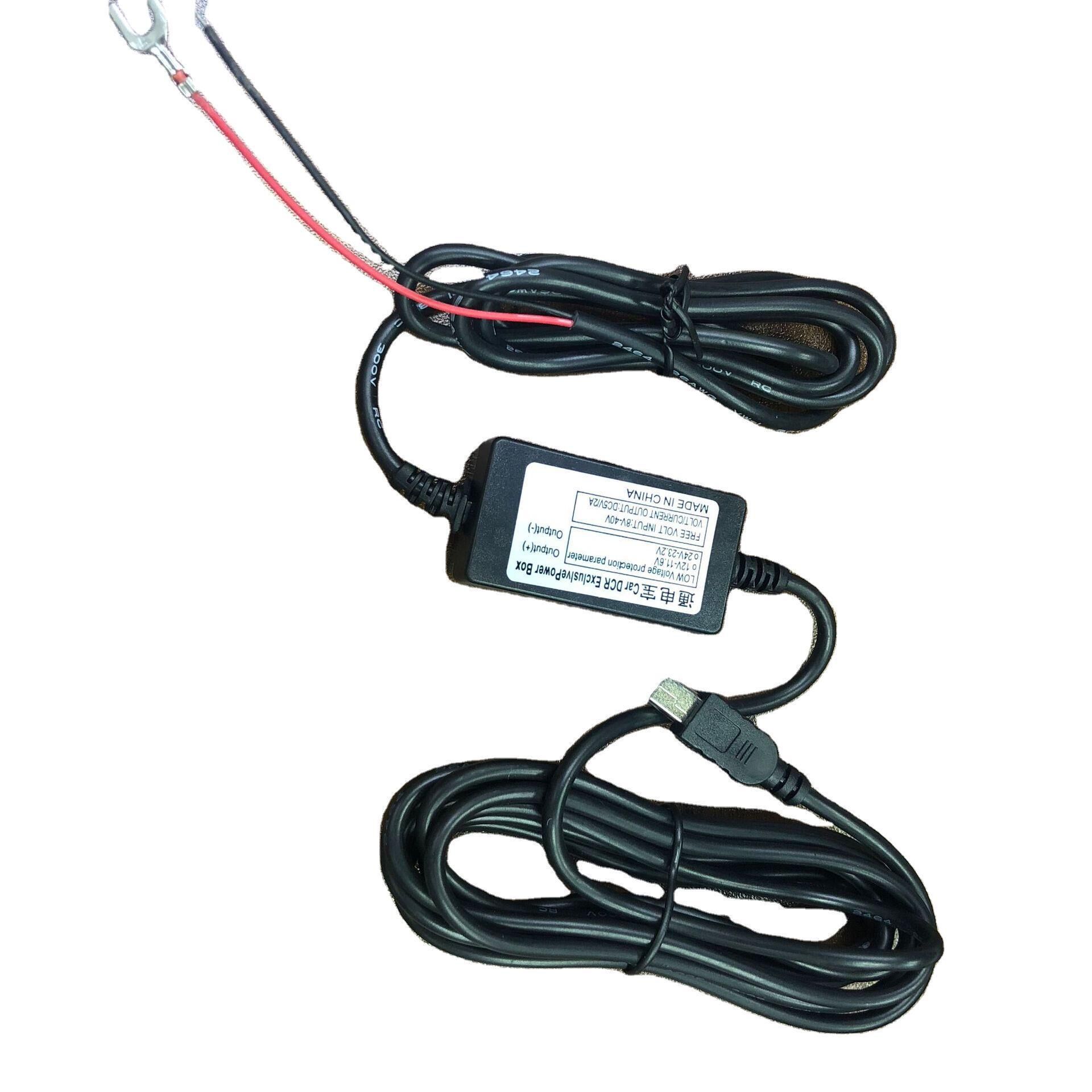 Lutan 24V 12V to 5V 2A Dash Cam Parking Monitoring Buck Line (Driving recorder) - output-5v-2a