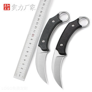 Лапа Нож GT0180 на открытом воздухе Защита Sharp D2 Steel лен Сладкое мытье камня с K K оболочкой нож Трансграничный сковорода