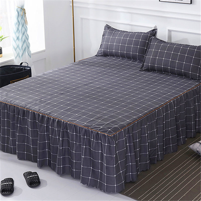Una sola cubierta de cama de color sólido cubierta de cama de cama coreana sábanas de cama 1 m 1.5 / 2.0 m