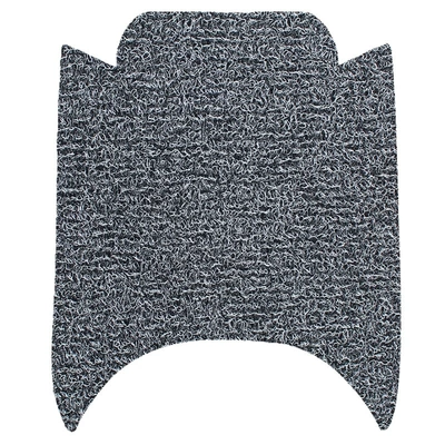 Suitable for No.9 electric car Electric vehicle foot mat - black-and-gray-silk-circle-foot-pads