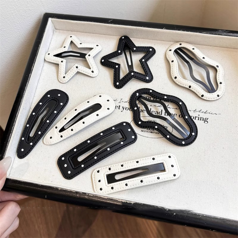 Nube estrellas clip de cabello para mujeres 2025 nuevo lado sin marcas de buceo clip de cabello trasero de la cabeza finalizando clip de cabello tocado