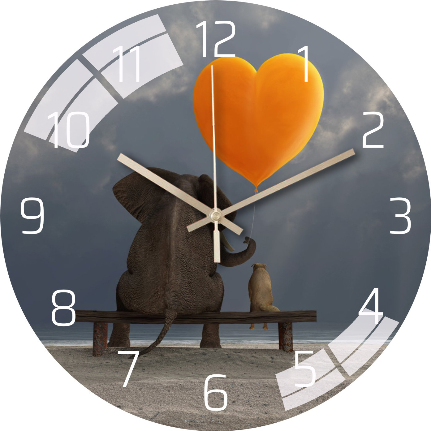 Luz nórdica de lujo Reloj de pared de Internet celebridad Luz de lujo salón dormitorio creativo moda decoración mudo simple reloj de cristal