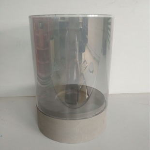 French modern minimalist cement glass straight Candlestick decoration living room romantic creative decorations candle holder wholesale