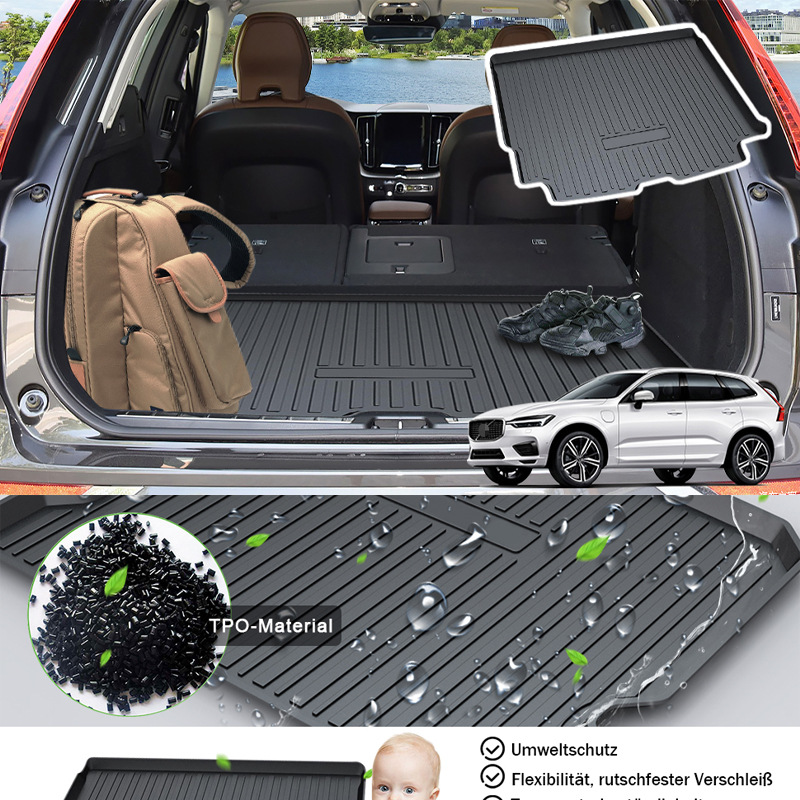 Suitable for Volvo Xc60 X90 Xc40 V90 S90 Ex30 Car Trunk Mat Tpe Foldableable