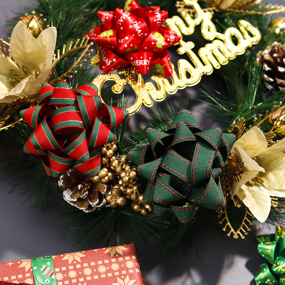 鹭得织带 印刷diy手工花朵 礼品包装盒装饰花 立体花朵五角星星花