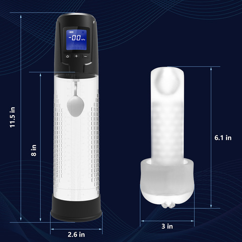 Hiwing Male Lasting Sensitivity-Reducing Trainer | Men's Negative-Pressure Vacuum Masturbation Cup Trainer | Adult Sex Toy