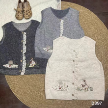 397���� ɭϵɭŮ�����������廨��Բ����֯�������ױ���