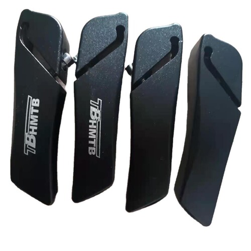 Manufacturer wholesales mountain bike thickened small handlebars aluminum alloy handlebars horn handlebars riding equipment