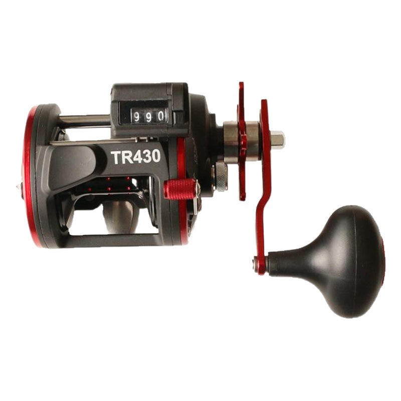 Rueda de pesca en el mar de la rueda de tambor TR430 de doble FISH TWIN FISH transfronterizo con rueda de pesca de contador rueda transversal 4 rodamiento