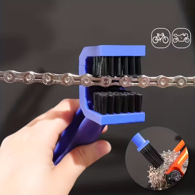 Motorcycle and Bicycle Chain Cleaning and Maintenance Tools, Anti-Splash Chain Oil Applicator, Motorcycle Accessories