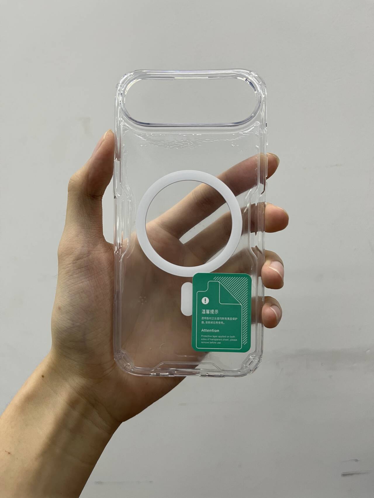 Ốp lưng trong suốt Nillkin cho iPhone 17 Pro Max có từ tính MagSafe — Apple IPHONE17 màu trắng, Apple IPHONE AIR màu trắng, Apple IPHONE17 PRO màu trắng, Apple IPHONE17 PRO MAX màu trắng chi tiết 16