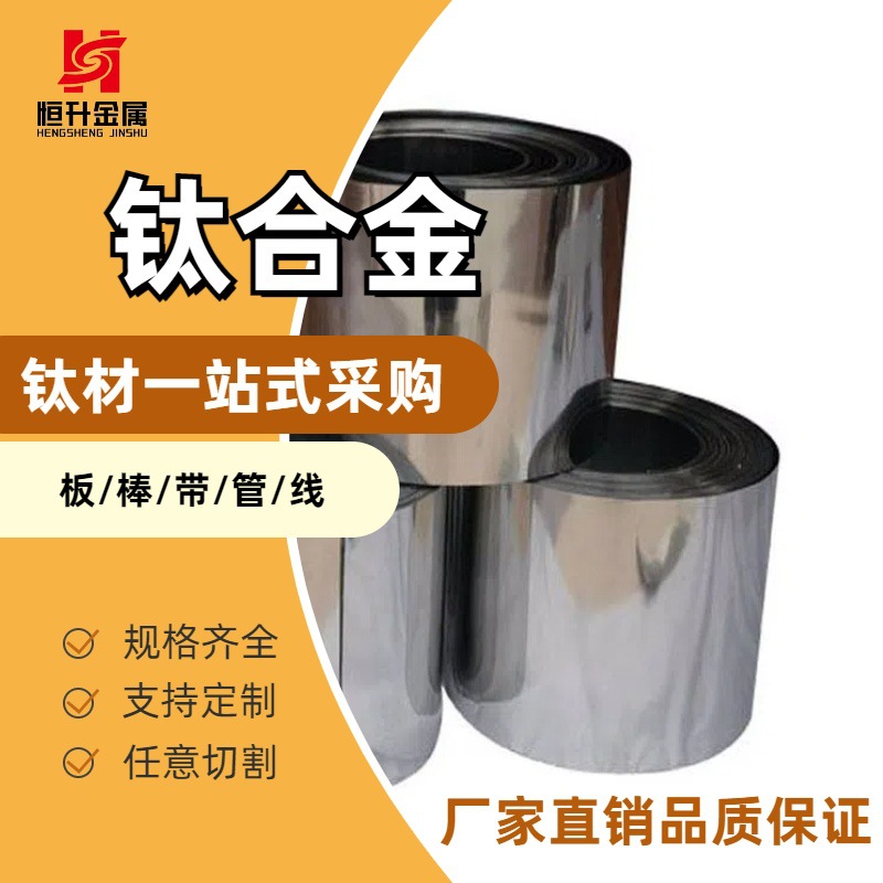 厂家供应TA1 GR1纯钛带 设备用钛箔 钛带规格齐全 可分条加工