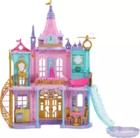 Mattel Disney Magic Adventure Castle Кукольный домик Принцесса игровой дом Большой дом Мебель детский подарок на день рождения