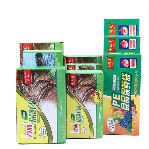 Comforex Box Packaging Extract PE Back Mouth Food Grade Refrigerator Microwave Plastic Preservation Bag