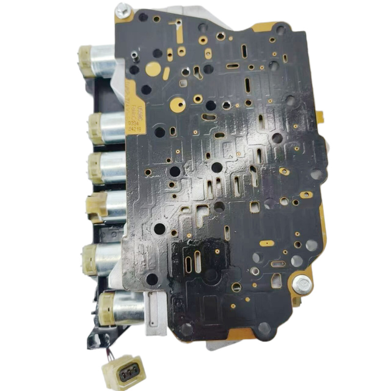 6F35 Al8Z7G391A Automatic Transmission Valve Body Upper Valve Plate with Solenoid and Line Plate Suitable for Ford
