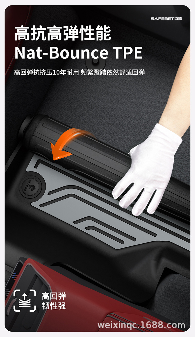 Suitable for Nio Es8 Es6 Ec6 Et5 Et9 Es9 Special Vehicles, Colorful Tpe Car Floor Mats