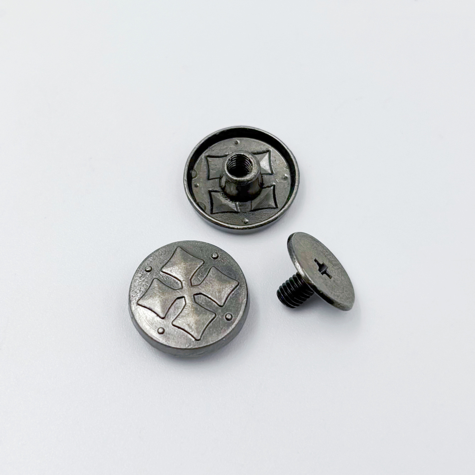 Botón de cordón de sandalias sin clavos fijo botón de decoración accesorios de hardware botón de enlace de botón de tornillo desmontable