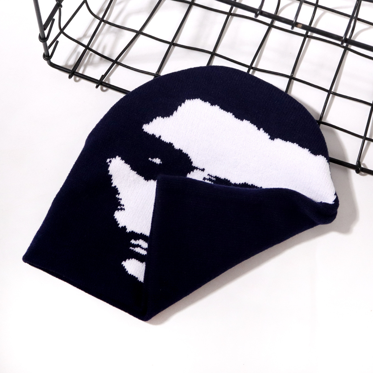 Unisex Mode persoonlijkheid Niche imago trend gebreide muts casual buitensporten paardrijden warm_voghion.com