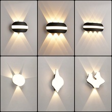 简约轻奢户外壁灯几何氛围防水别墅庭院露台大门口照明室外门头灯