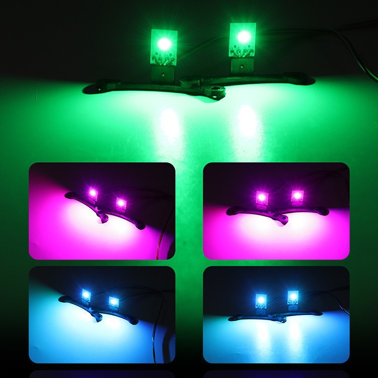 Lentes de ojos de demonios modificadas luces RGB APP monocromático H4 lente ángel ojo apertura image 3