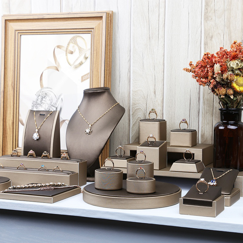 Ring display rack, jewelry display tray, gem display props, jadeite counter, jewelry display rack, ring tray