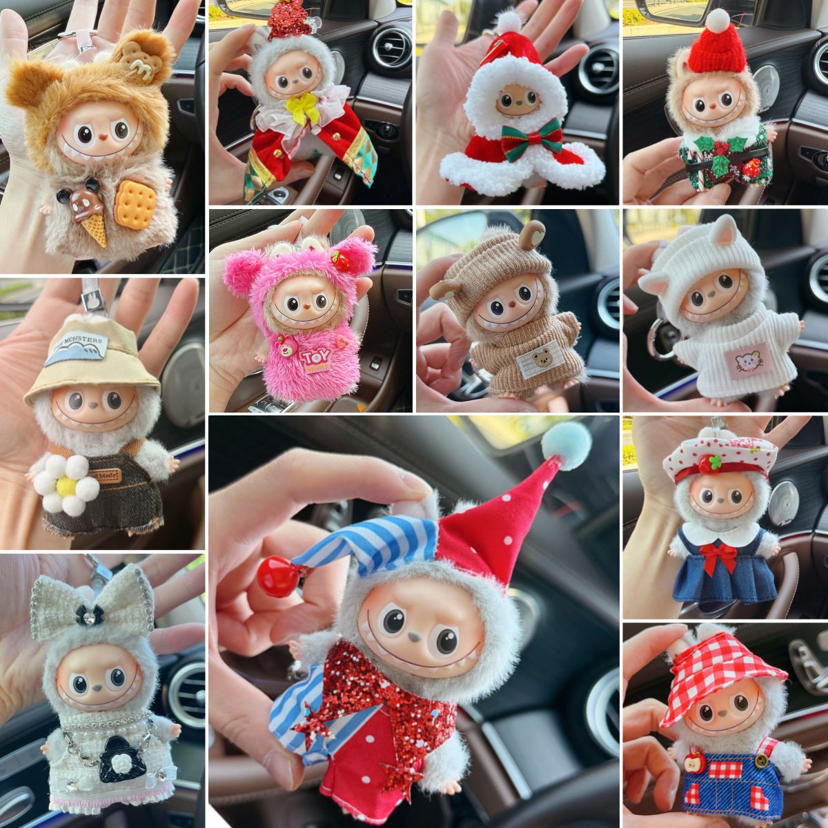 Only Suitable for Clothes for the Fourth Generation Labubu Doll Clothes Mini Version Labubu Mini Doll Dress up