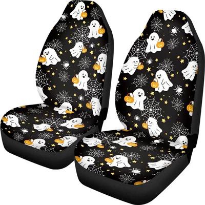 pumpkin designs, available for custom orders.: Universal seat cover - ysfn1067fv-1-2-piece-set
