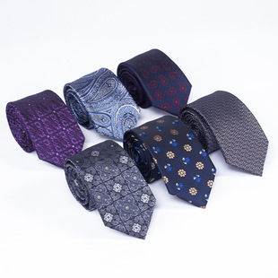 New Year's New Style Tie Polyester Jacquard Tie Men's Dress Casual Business Party Accessories Tie