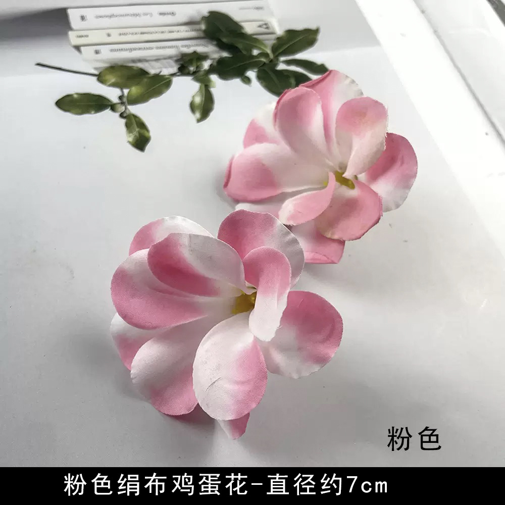 Flores artificiales flores rosadas bricolaje accesorios hechos a mano tocado de estilo antiguo accesorios de material de flor de horquilla arreglos florales de pared de flores de boda