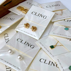 ピアスカードピアス100枚イヤリングリングヘアピン挂け可能ネックレスブレスレットラッピングアクセサリーカード纸タグ