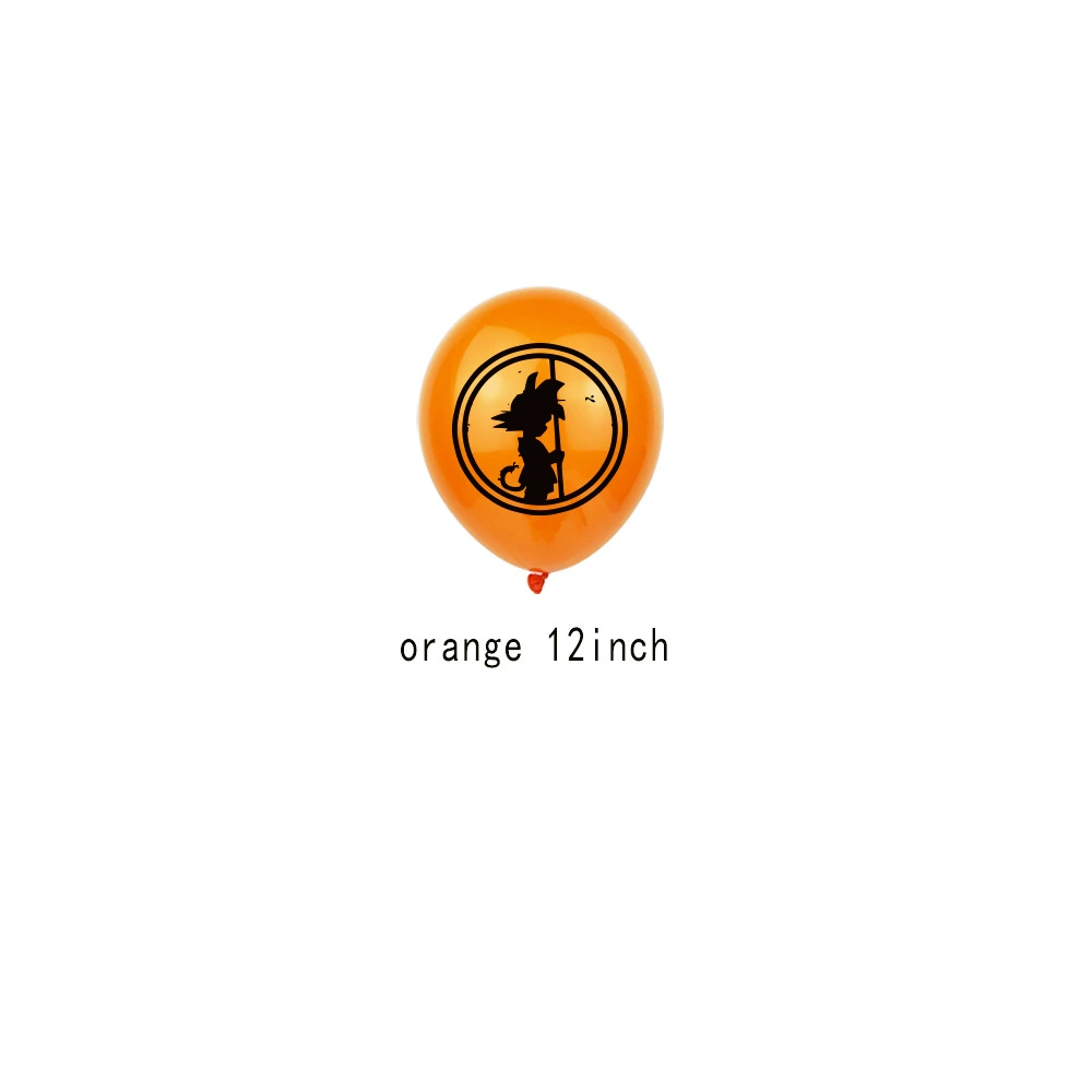 Декоративный набор для вечеринки Dragon Ball, 24 или 18 шариков, баннер и топперы для торта, день рождения