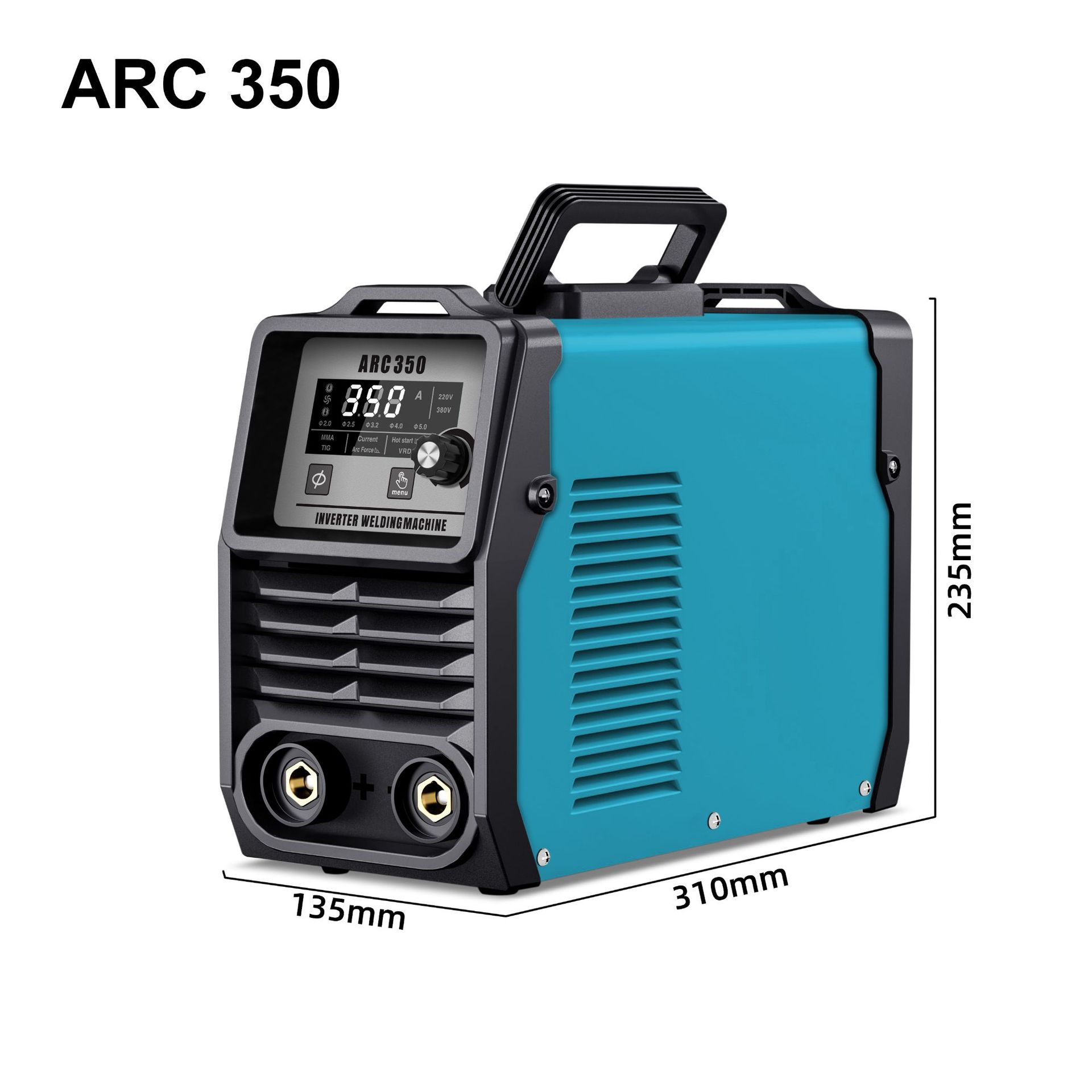 跨境专供数字化大屏便携式电焊机220V/110V美规套装家用全套配件